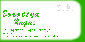 dorottya magas business card